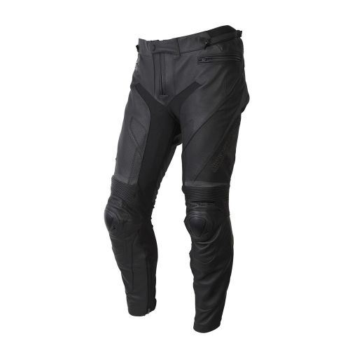 Scorpion mens black ravin vented leather motorcycle pants