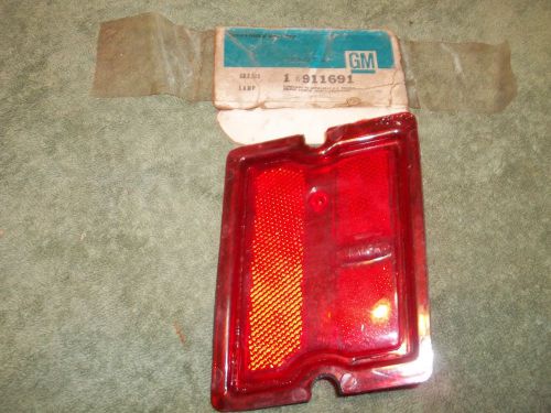 Nos oem 73-77 el camino left rear marker light lamp part no 911691