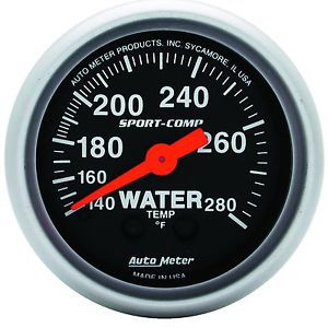 Auto meter 3331 sport-comp; mechanical water temperature gauge