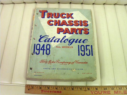 1948 1949 1950 1951 ford and mercury truck illustrated parts book cdn