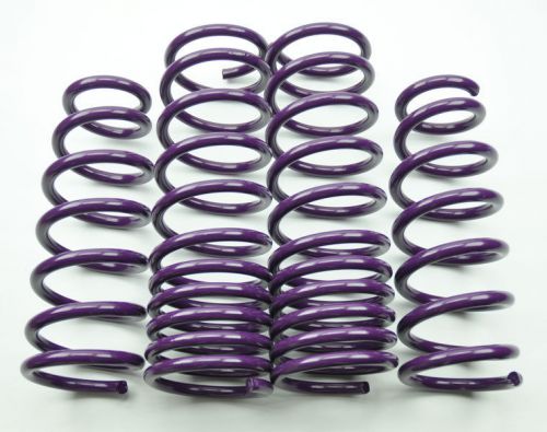 Honda accord 03-07 1.8&#034;/1.5&#034; drop purple suspension lowering springs kit