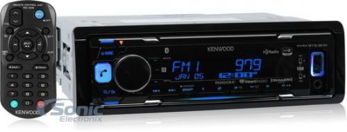 Kenwood kmm-bt515hd single-din digital media bluetooth nfc hd radio car stereo