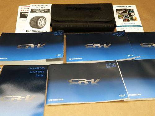 2014 honda crv owners manual book oem used