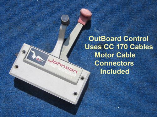 Control-omc outboard 2 lever side mount uses cc 170 cables#173286 -used