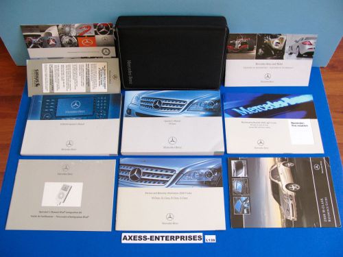 08 - 2008 mercedes ml ml320 ml350 ml550 ml63 owners manuals set + navi book l139