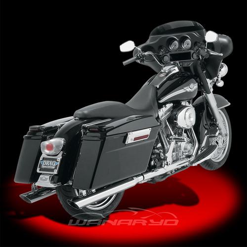 3inch mufflers,slash-down,w/performance baffles for 1995-2013 harley touring