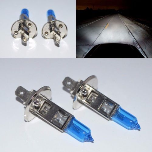 2 x h1 12v 55w 5000k halogen bulb low beam headlights head lamps replacement