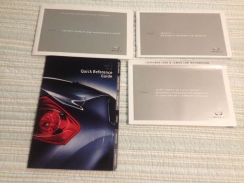 2008 infiniti g35x owners manuals