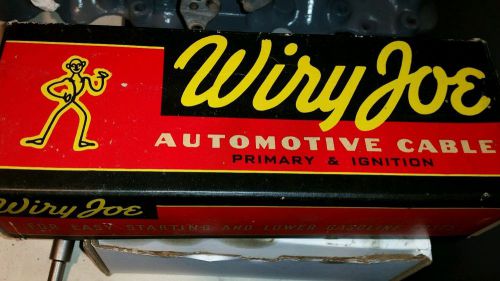 Hot rod vintage spark plug wire set chevrolet 29 42 red laquer 206 216 nos 235