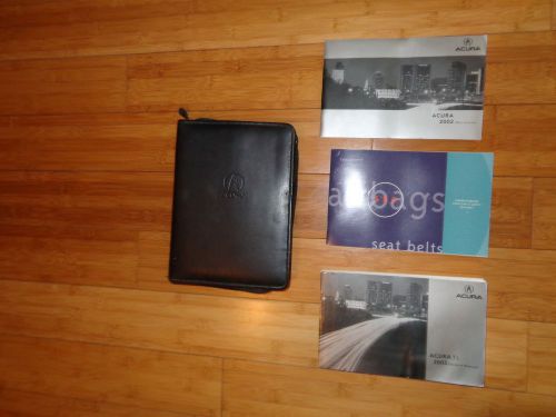 02 2002 acura tl owners manual warranty maintenance booklet guide owner&#039;s