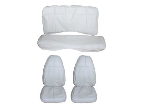 Pg classic 5505c-buk-200 1971 barracuda cuda convertible bucket seat cover(white