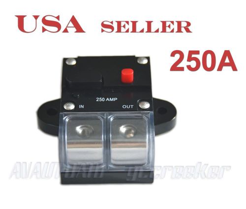 250amp aps 2/0 gauge car audio inline power circuit breaker for 12v system cb8