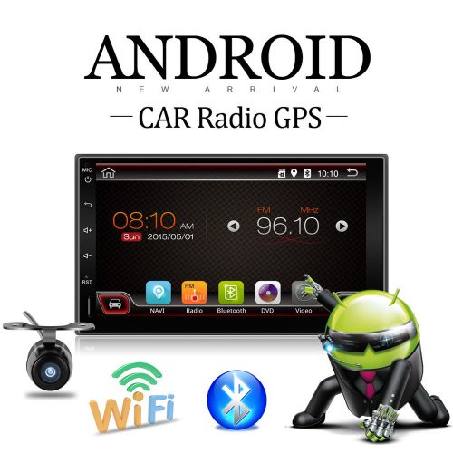 7&#039;&#039; android 4.4 double 2din touch screen car stereo radio 3g wifi bluetooth ipod