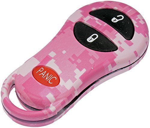 Keyless remote case replacement pink digital camouflage