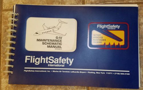 Gulfstream g-iv maintenance schematic manual (flightsafety international)