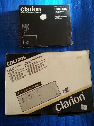 Brand new in box clarion pro audio 12 disc stacker &amp; controller cdc1205 &amp; fmc304