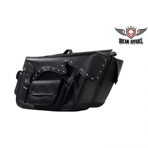 Pvc motorcycle biker throwover saddlebag universal fitting and 100% waterproof