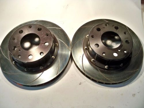 New ap speedway rear rotors &amp; hats  cp 3837 108/109  1&#034; thick 12&#034; od nascar arca