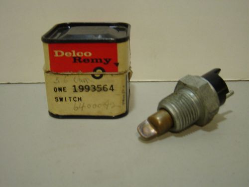 1962 - 1966 chevrolet chevy ii, chevelle water temperature switch, nos, delco