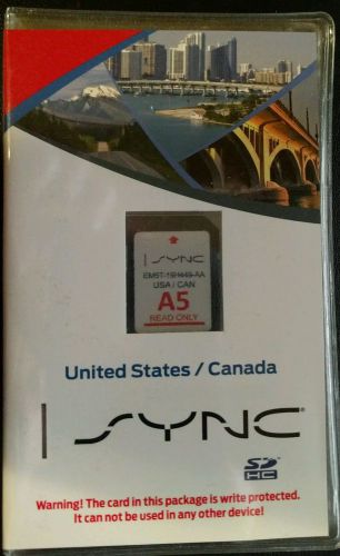 Ford lincoln navigation a5 sd card em5t-19h449-aa isync