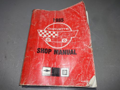 1985 corvette shop manual st-364-85 chevrolet service gm