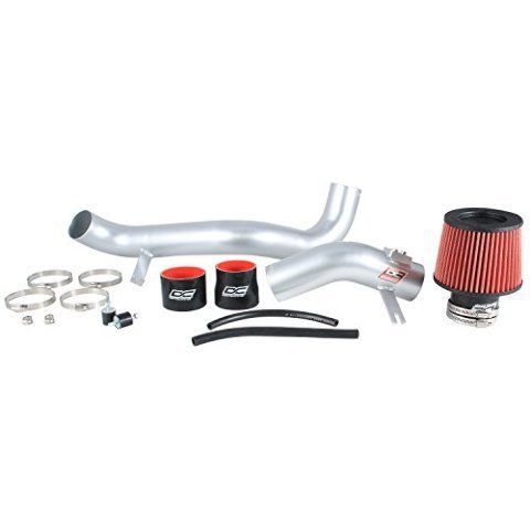 Dc sports cai5530 silver cold air intake system with filter and installation har