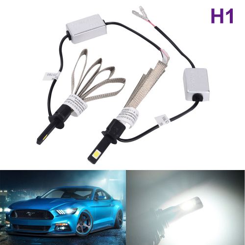 2x new 60w cree led headlight conversion kit h1 6000k white light bulb lamps