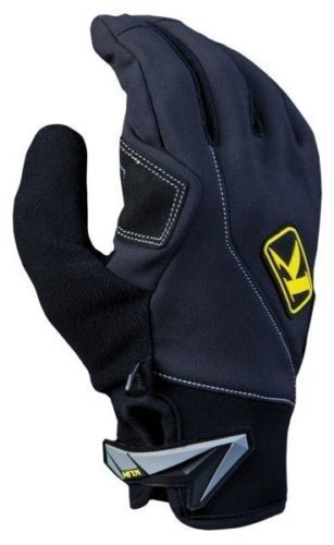 Klim men&#039;s inversion black snowmobile motorcycle gloves - medium  or  2xl - new