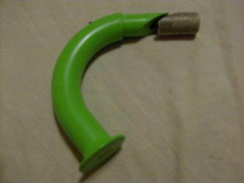 Black magic snowmobile handlebar hook green  nylon  curve  arctic cat polaris