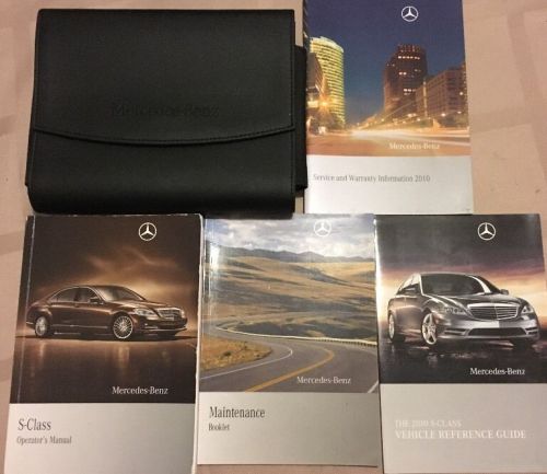 2010 mercedes-benz s-class owner&#039;s manual with case