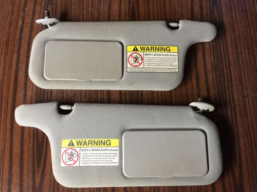 Honda civic sun visors 96 97 98 99 00 pair left and right gray