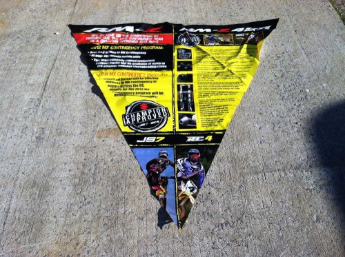 2013 suzuki rm-z 450 banner 47&#034; x 48&#034; mx contingency js7 rc4 #4 poster flag