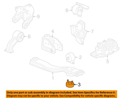 Chrysler oem-engine torque strut mount 5085896aa