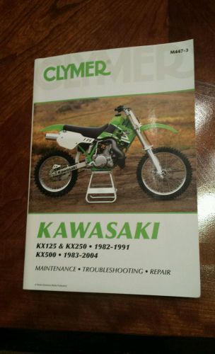 Clymer&#039;s kawasaki kx 125, 250, &amp; 500 maint, troubleshooting, &amp; repair manual