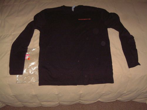 Porsche na, porsche racing, le mans event long/sleeve t-shirt usa m, euro l nib!