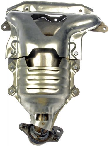 Exhaust manifold with integrated catalytic converter fits 01-05 civic 1.7l-l4