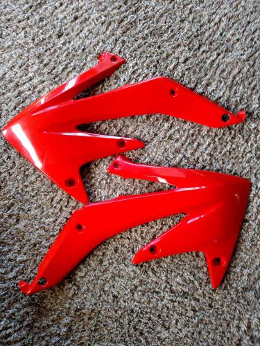 New 2005 honda crf450 radiator shrouds orange