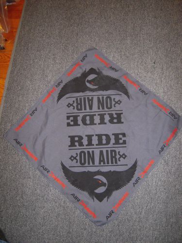 Air hawk head wrap motorcycle bandana black gray red !!!