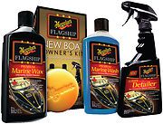 Meguiars complete boat owners kit wash wax cleaner !!!