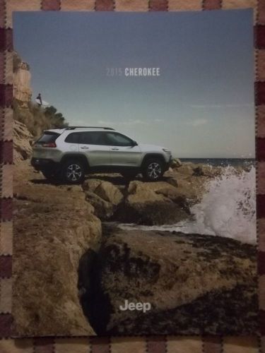 2015 jeep cherokee limited trailhawk latitude sport specs literature brochure!