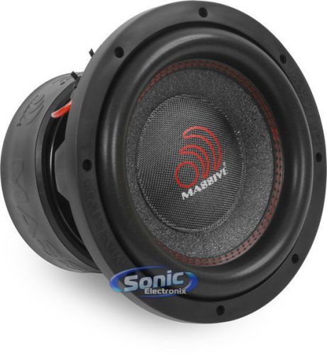 New! massive audio summo-104 1500w 10&#034; dual 4 ohm car subwoofer car audio sub