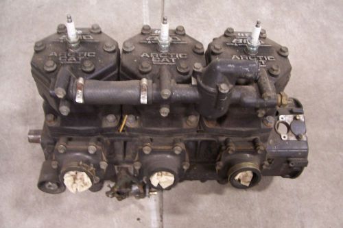 Arctic cat snowmobile 1998 pantera 800 triple short block engine 0662-207