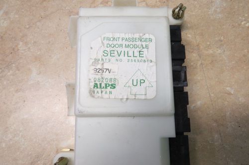 98-04 cadillac seville sts sls passenger rh front door control module 25690813 *