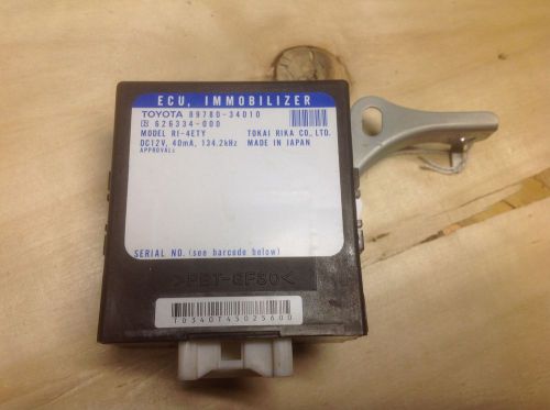 04 toyota sequoia 4wd engine ecu module immobilizer 89780-34010