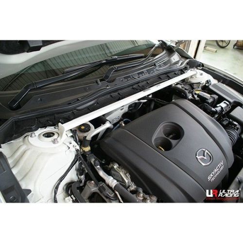 Ultra racing 1pc 2-pt front strut bar mazda 3 (bm) 2.0 &#039;13 (2wd) / 6 gj 2.5 &#039;12