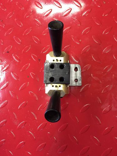 Sprint car wing slider control valve (ben cook dual valve