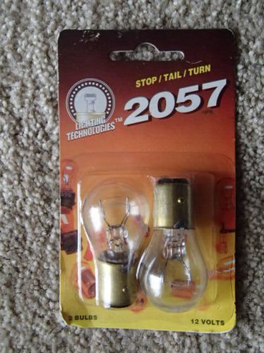 2057 clear incandescent 12v stop/ tail/ turn signal bulbs