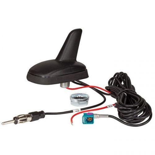 Active antenna sharkfin radio (fm) navi (gps) with din radio &amp; fakra gps con