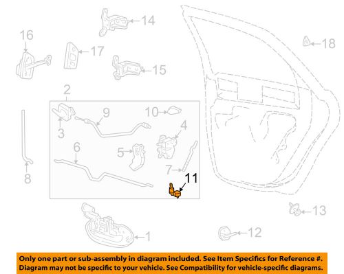 Ford oem-door jamb switch xf1z14018aa