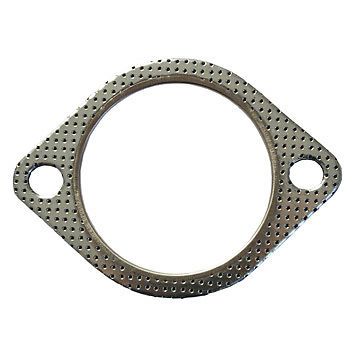 Reinforced graphite exhaust gasket 2-bolt 2.25&#034; id 57mm catback downpipe